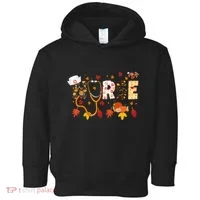 Cute Nurse Fall Thanksgiving Autumn Toddler Hoodie thumb 0