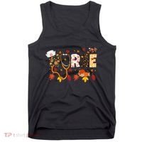 Cute Nurse Fall Thanksgiving Autumn Tank Top thumb 0