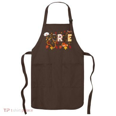 Cute Nurse Fall Thanksgiving Autumn Apron