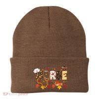 Cute Nurse Fall Thanksgiving Autumn Beanie thumb 0