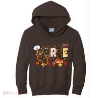 Cute Nurse Fall Thanksgiving Autumn Kids Hoodie thumb 0