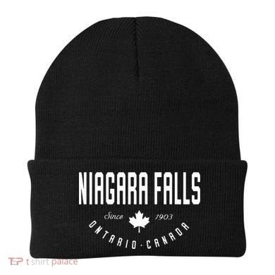 Ca Niagara Falls Ontario Canadian Maple Leaf Beanie