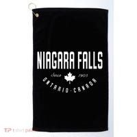 Ca Niagara Falls Ontario Canadian Maple Leaf Golf Towel thumb 0