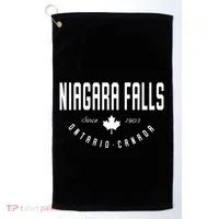 Ca Niagara Falls Ontario Canadian Maple Leaf Golf Towel thumb 0