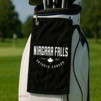 Ca Niagara Falls Ontario Canadian Maple Leaf Golf Towel thumb 2