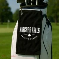 Ca Niagara Falls Ontario Canadian Maple Leaf Golf Towel thumb 2