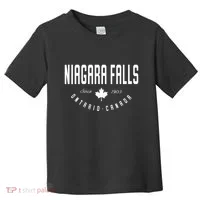 Ca Niagara Falls Ontario Canadian Maple Leaf Toddler T-Shirt thumb 0