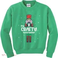 Crafty Nutcracker Family Matching Kids Sweatshirt thumb 0
