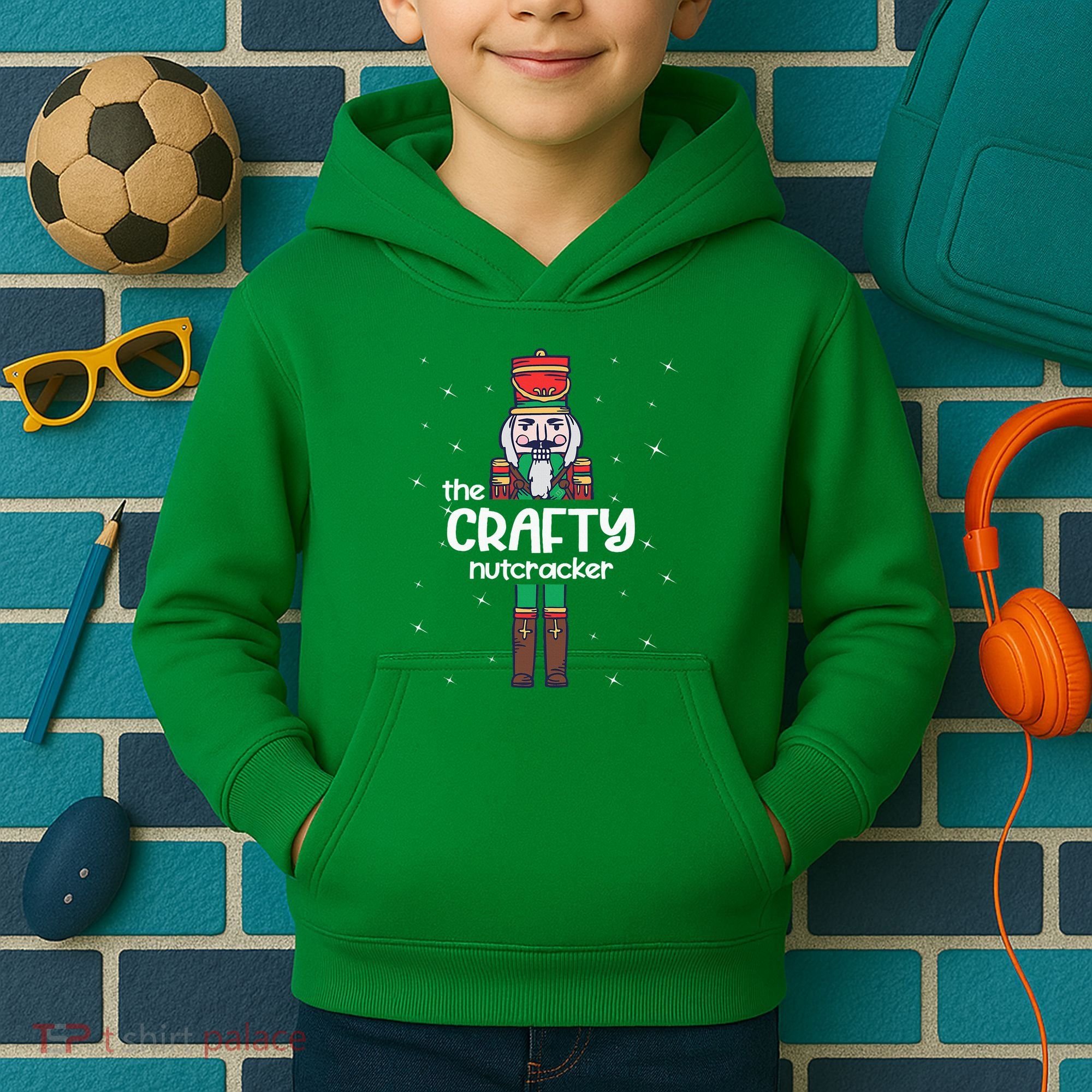 Crafty Nutcracker Family Matching Kids Hoodie