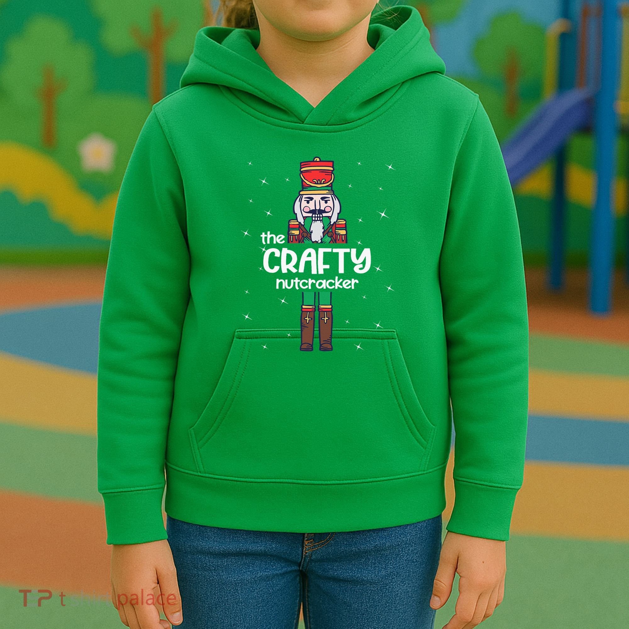 Crafty Nutcracker Family Matching Kids Hoodie