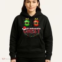 Chest Nuts Funny Matching Chestnuts Christmas Couples Chest  Hoodie thumb 5