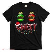 Chest Nuts Funny Matching Chestnuts Christmas Couples Chest  T-Shirt thumb 0