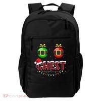 Chest Nuts Funny Matching Chestnuts Christmas Couples Chest  Backpack thumb 0