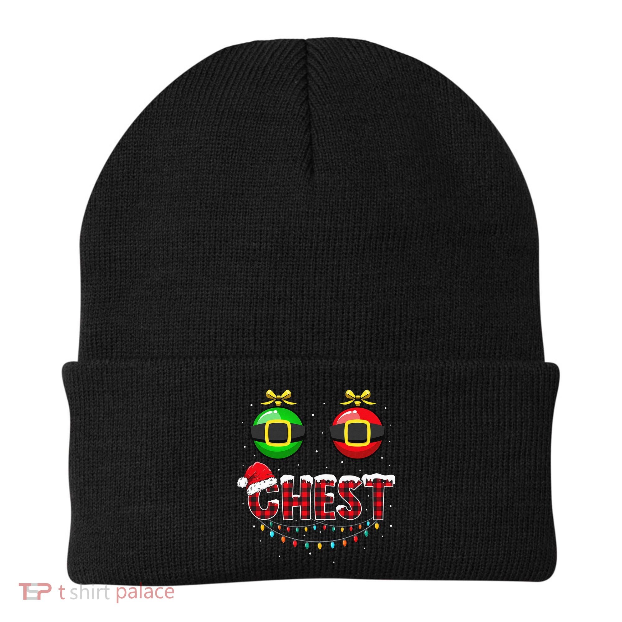 Chest Nuts Funny Matching Chestnuts Christmas Couples Chest  Beanie