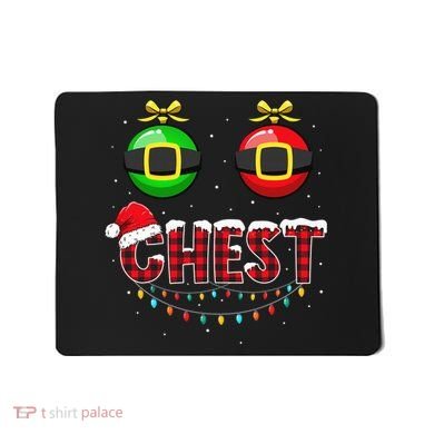 Chest Nuts Funny Matching Chestnuts Christmas Couples Chest  Mousepad