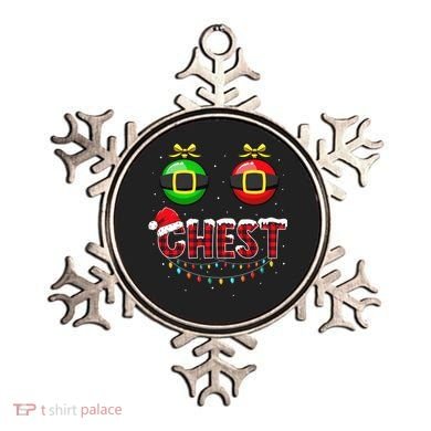 Chest Nuts Funny Matching Chestnuts Christmas Couples Chest  Ornament