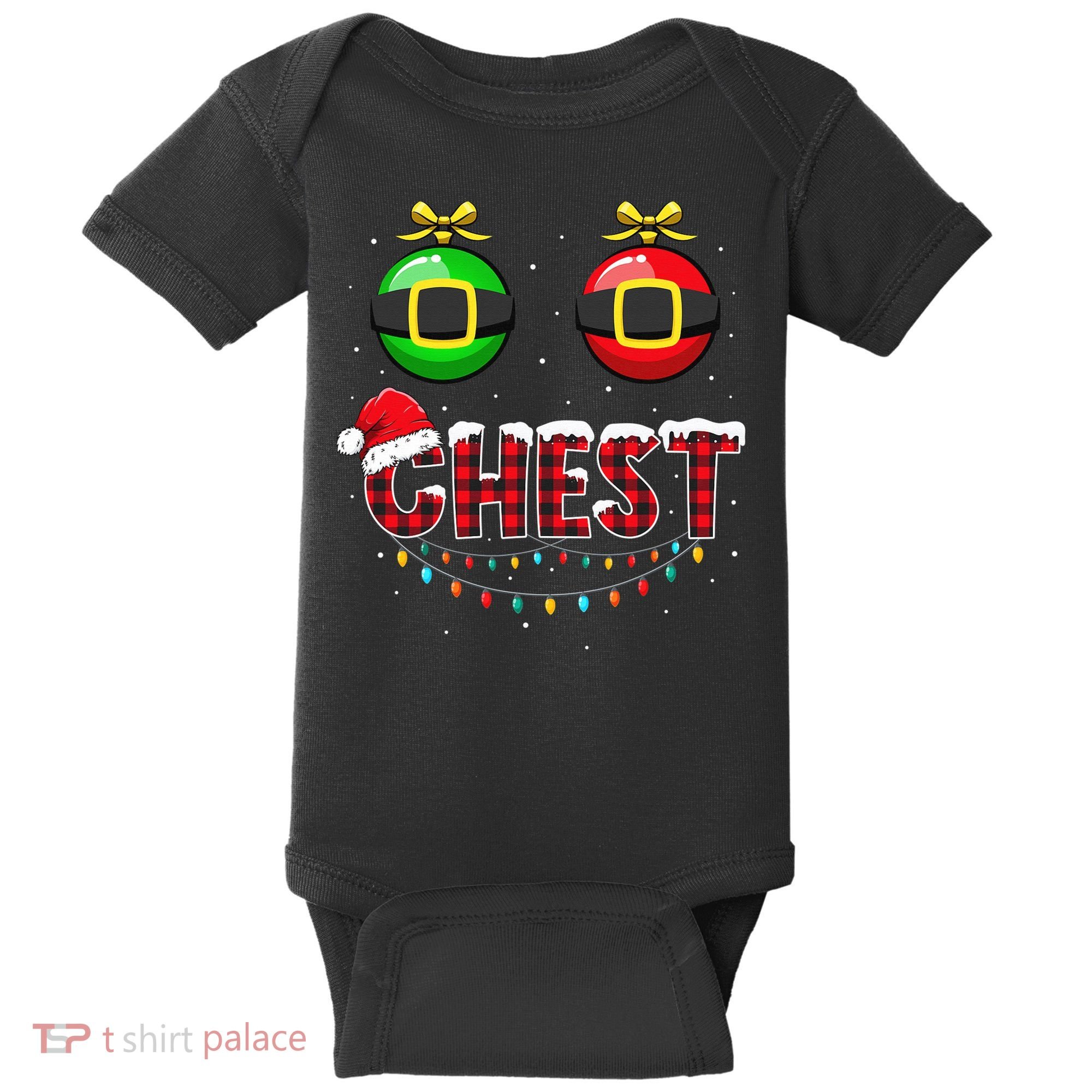 Chest Nuts Funny Matching Chestnuts Christmas Couples Chest  Baby Bodysuit