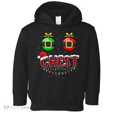 Chest Nuts Funny Matching Chestnuts Christmas Couples Chest  Toddler Hoodie