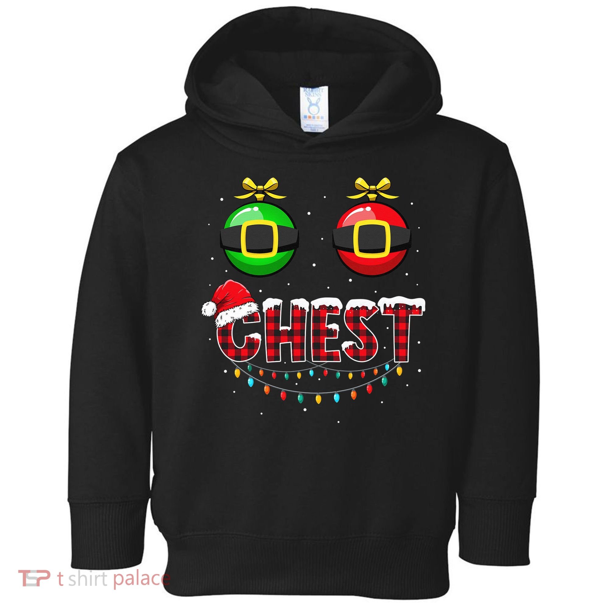 Chest Nuts Funny Matching Chestnuts Christmas Couples Chest  Toddler Hoodie