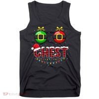 Chest Nuts Funny Matching Chestnuts Christmas Couples Chest  Tank Top thumb 0