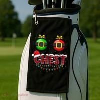 Chest Nuts Funny Matching Chestnuts Christmas Couples Chest  Golf Towel thumb 2