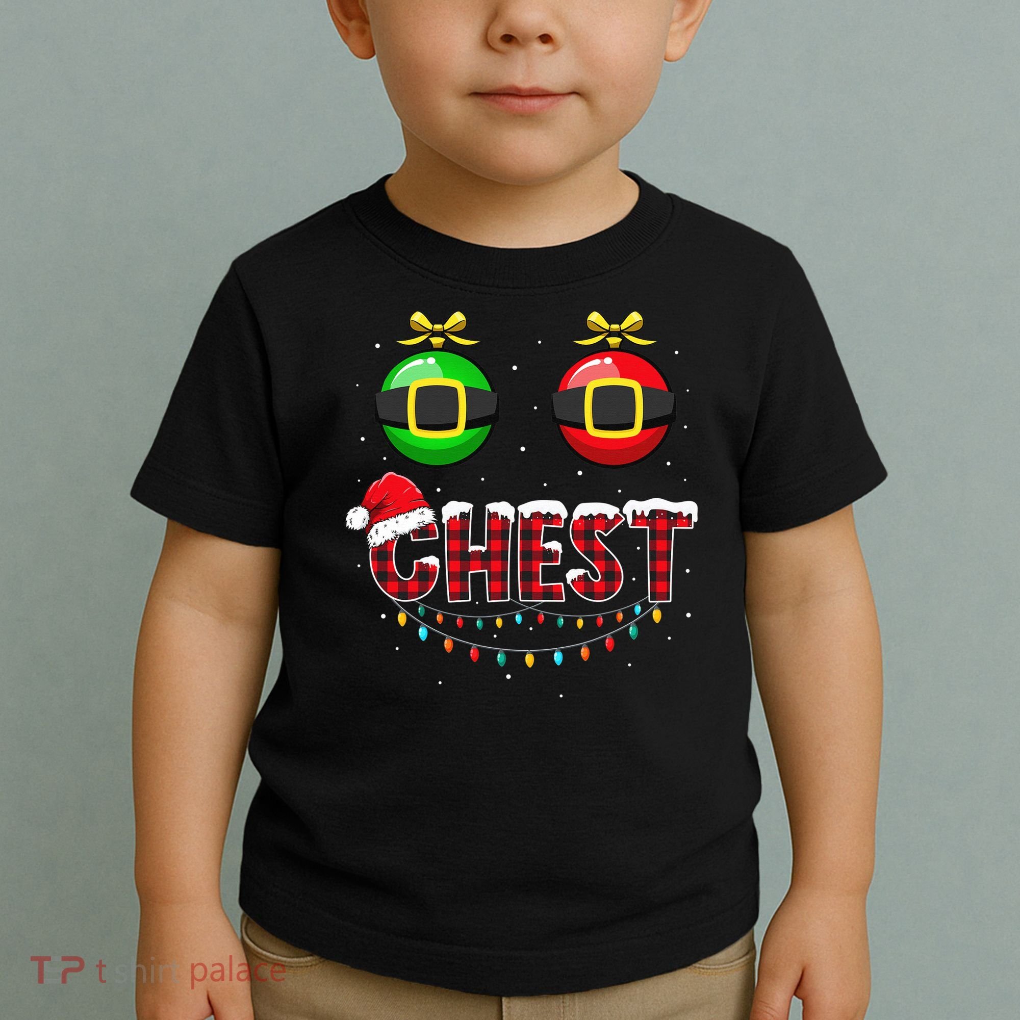 Chest Nuts Funny Matching Chestnuts Christmas Couples Chest  Toddler T-Shirt