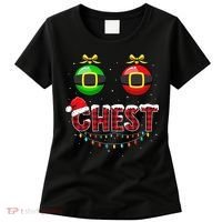 Chest Nuts Funny Matching Chestnuts Christmas Couples Chest  Women's T-Shirt thumb 0