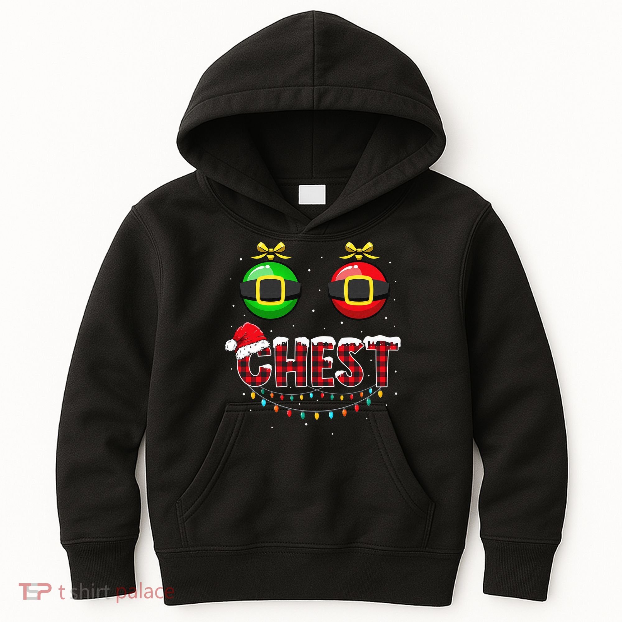 Chest Nuts Funny Matching Chestnuts Christmas Couples Chest  Kids Hoodie
