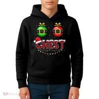 Chest Nuts Funny Matching Chestnuts Christmas Couples Chest  Kids Hoodie thumb 4