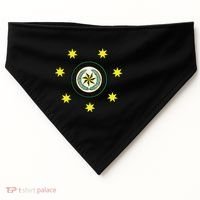 Cherokee Nation Flag Cherokee USA-Made Doggie Bandana thumb 0