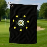Cherokee Nation Flag Cherokee Golf Towel thumb 1