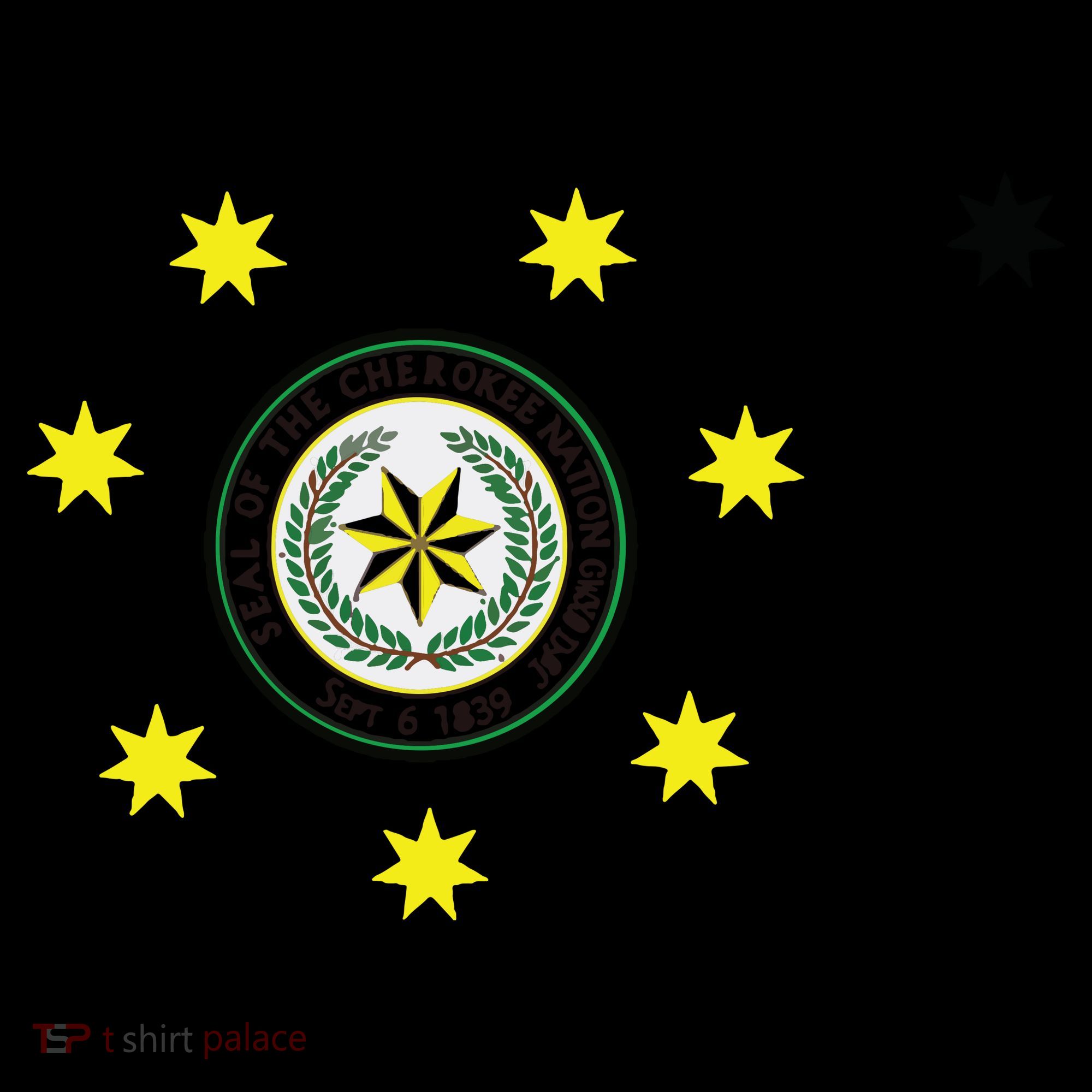 Cherokee Nation Flag Cherokee Visor