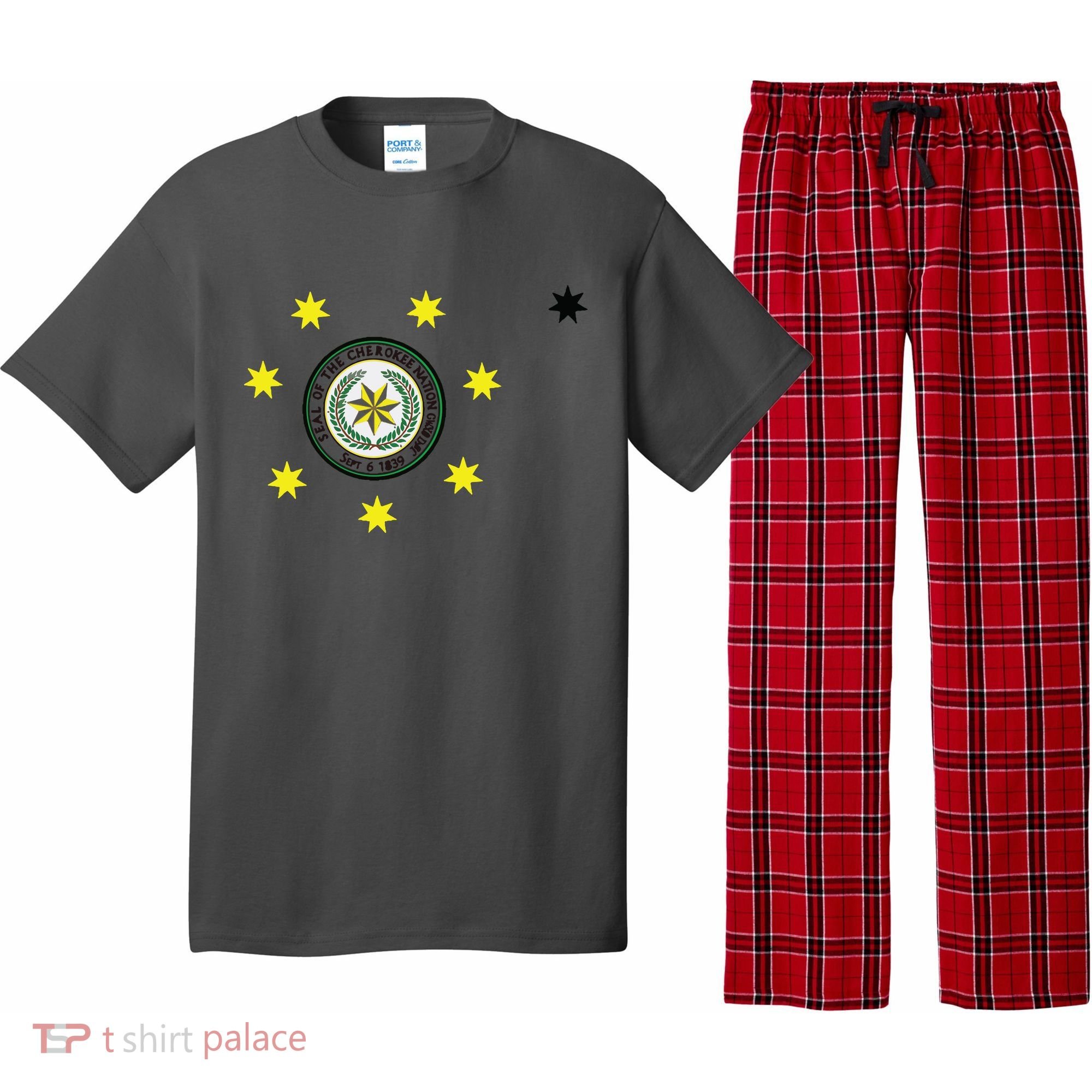 Cherokee Nation Flag Cherokee Pajama Set