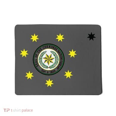 Cherokee Nation Flag Cherokee Mousepad