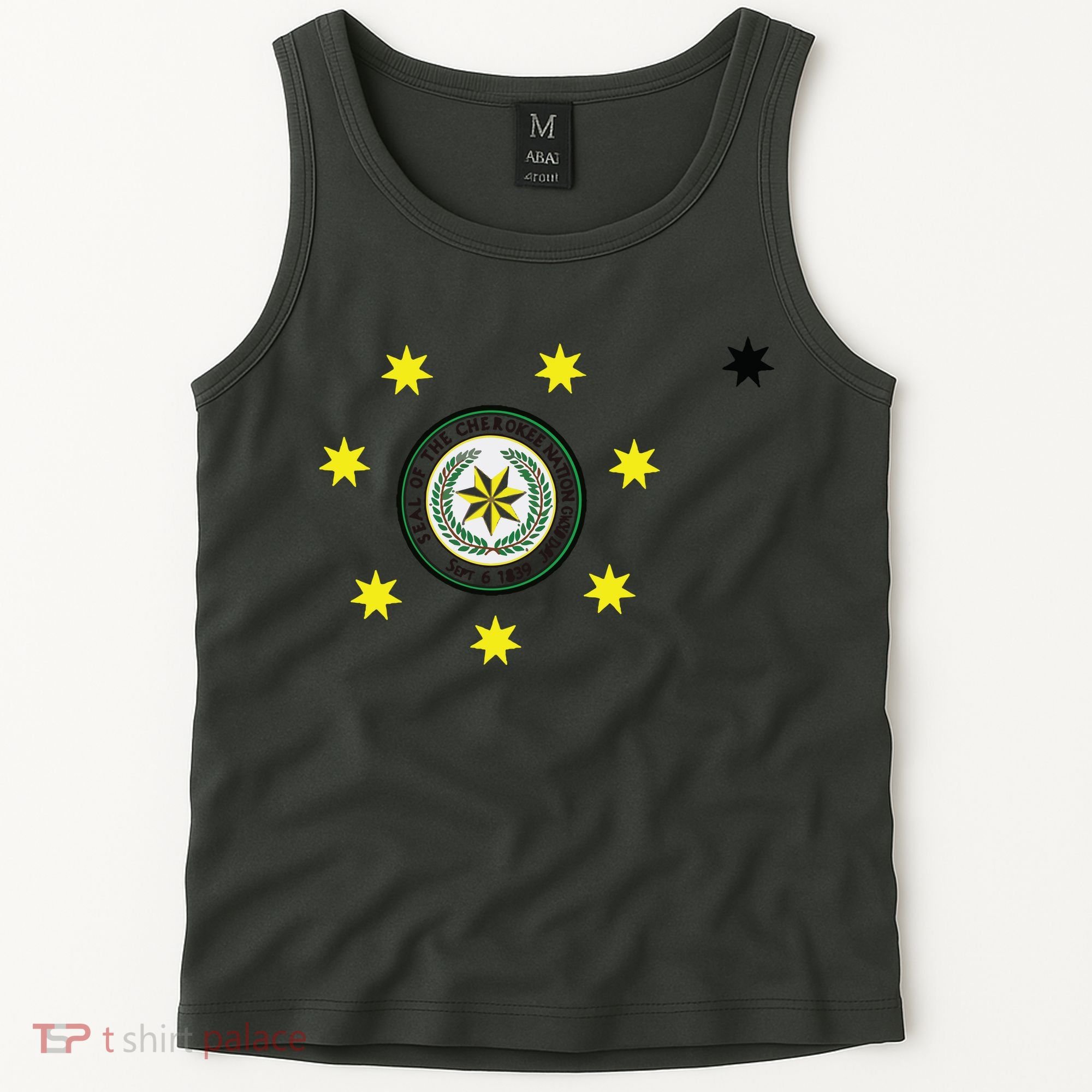 Cherokee Nation Flag Cherokee Tank Top