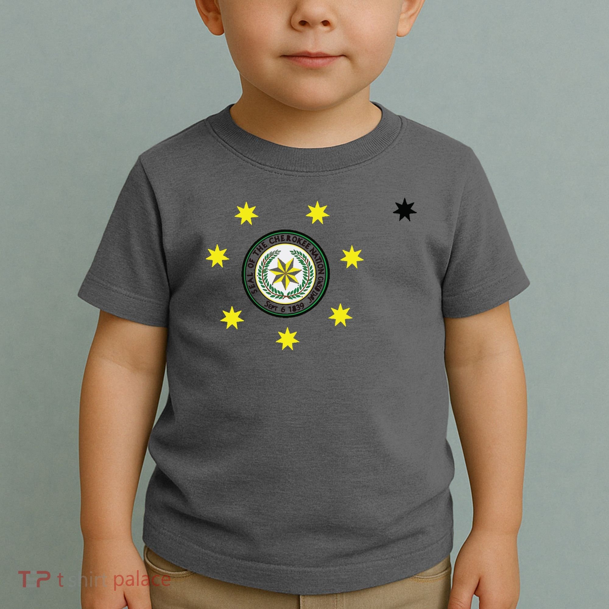 Cherokee Nation Flag Cherokee Toddler T-Shirt