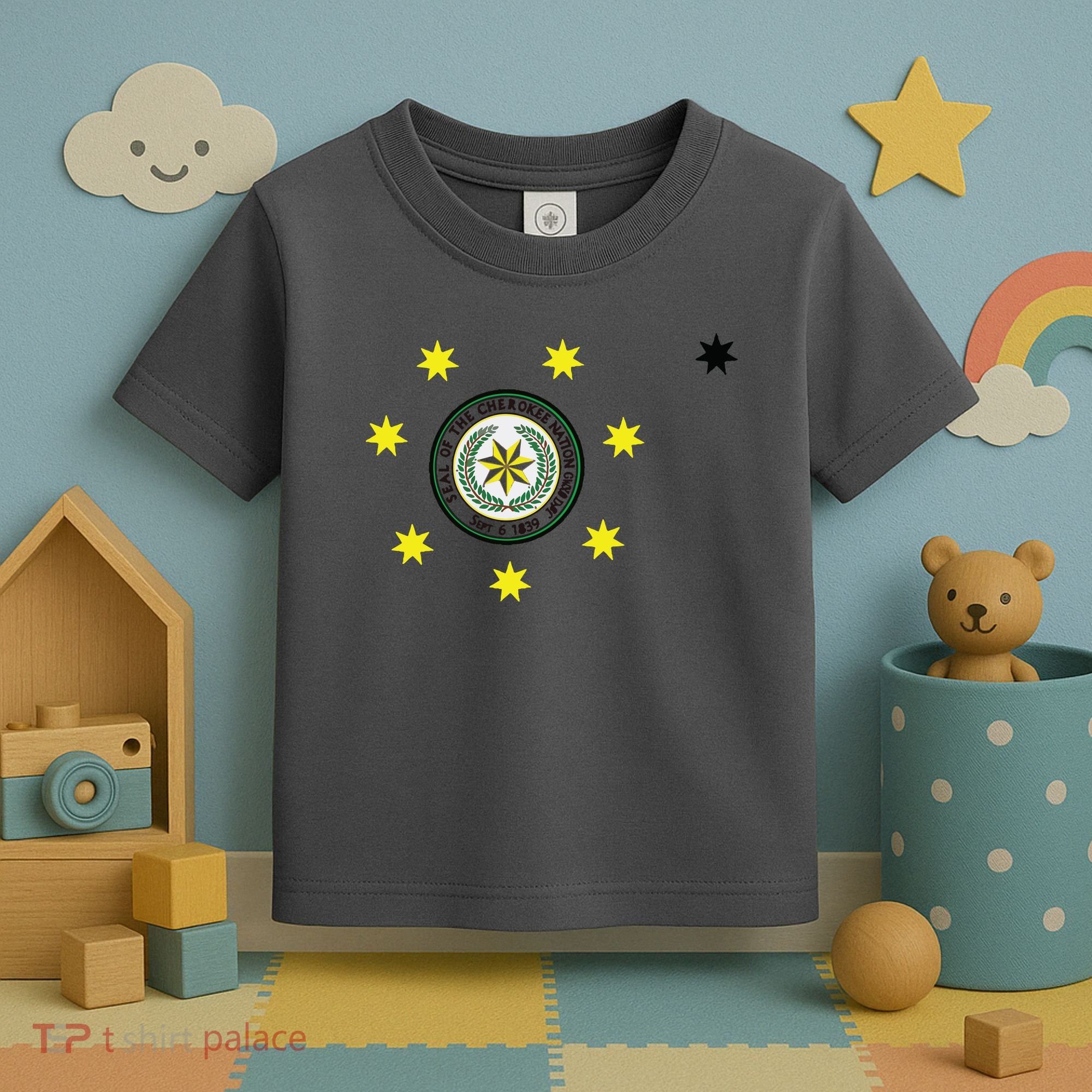 Cherokee Nation Flag Cherokee Toddler T-Shirt