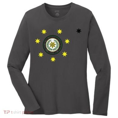 Cherokee Nation Flag Cherokee Women's Long Sleeve Shirt