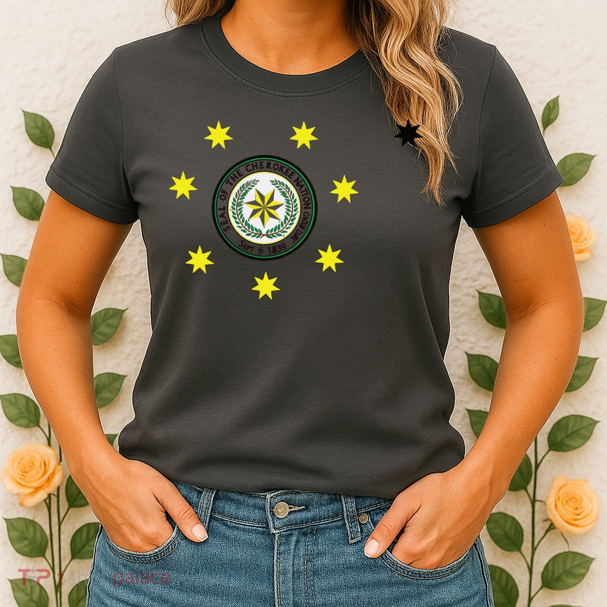 Cherokee Nation Flag Cherokee Women's T-Shirt