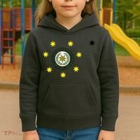 Cherokee Nation Flag Cherokee Kids Hoodie thumb 3
