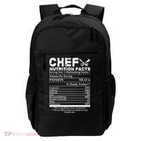 Chef Nutrition Facts Cool Chef Tee Gift For Chefs Backpack thumb 0