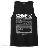 Chef Nutrition Facts Cool Chef Tee Gift For Chefs PosiCharge Competitor Tank thumb 0