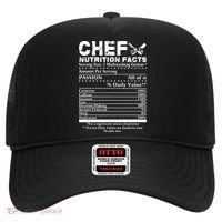 Chef Nutrition Facts Cool Chef Tee Gift For Chefs Hat thumb 0