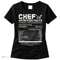 Chef Nutrition Facts Cool Chef Tee Gift For Chefs Women's T-Shirt thumb 0