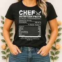 Chef Nutrition Facts Cool Chef Tee Gift For Chefs Women's T-Shirt thumb 2