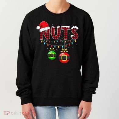 Chest Nuts Funny Matching Chestnuts Christmas Couples Nuts  Women's Sweatshirt