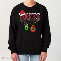 Chest Nuts Funny Matching Chestnuts Christmas Couples Nuts  Women's Sweatshirt thumb 0