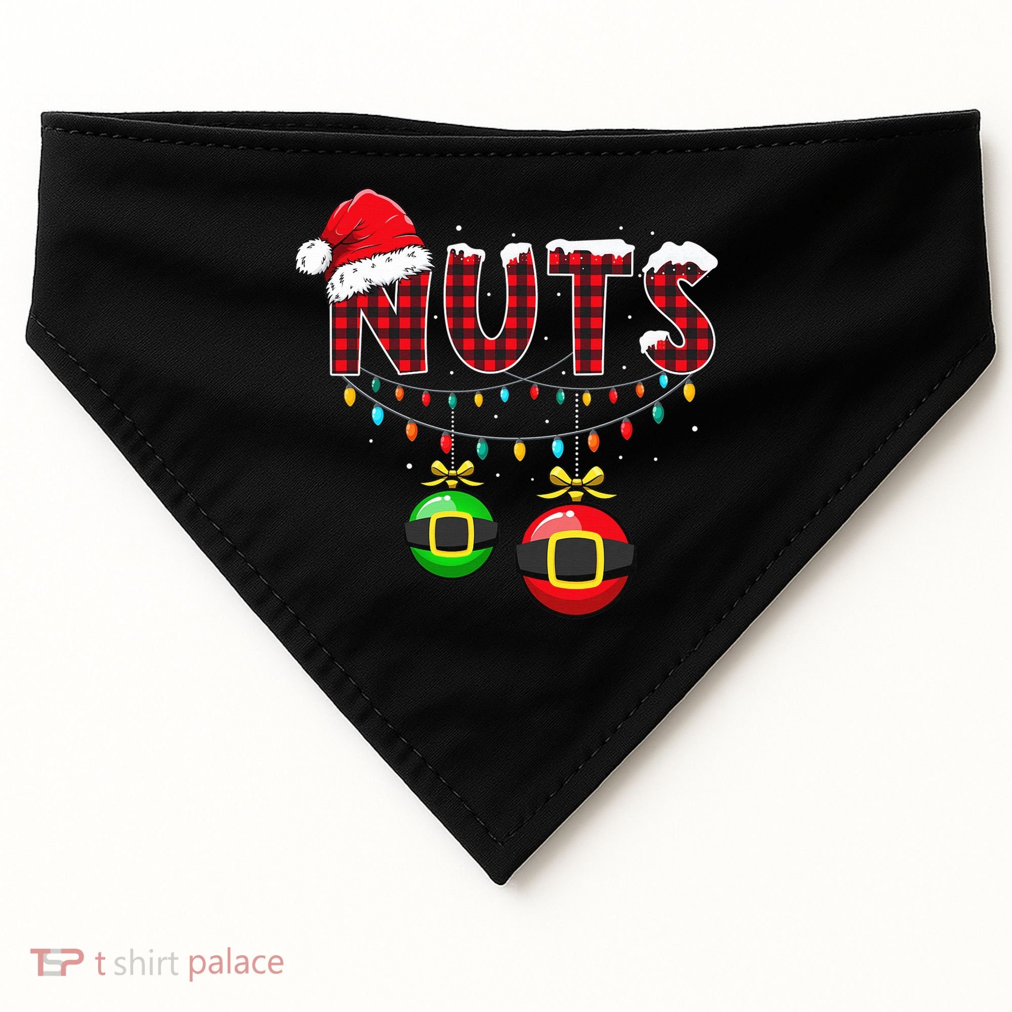 Chest Nuts Funny Matching Chestnuts Christmas Couples Nuts  USA-Made Doggie Bandana