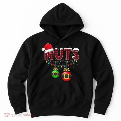 Chest Nuts Funny Matching Chestnuts Christmas Couples Nuts  Hoodie