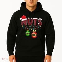 Chest Nuts Funny Matching Chestnuts Christmas Couples Nuts  Hoodie thumb 2